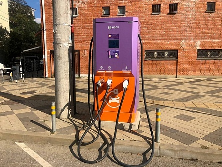55 charging EV stations installed in the Krasnodar region since the beginning of the year