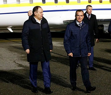 A delegation of the Republic of Belarus arrived in the Krasnodar Territory on a working visit